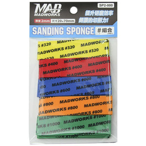Madworks 2mm Sanding Sponge Combo Pack Sanding Sponge Madworks 