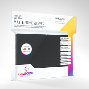 Matte Prime Sleeves - Black GameGenic - Card Sleeves GameGenic 