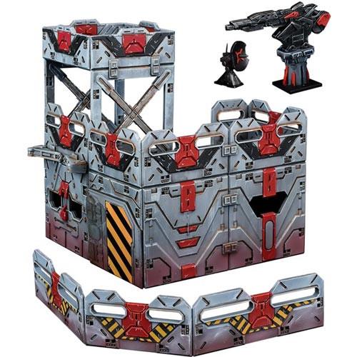 Military Checkpoint Terrain Crate Mantic Games 