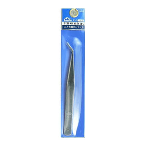 Mineshima F-5 AA Angled Tweezers 125 mm Hobby Tools Mineshima