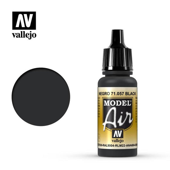 Model Air: Black Model Air Paint Vallejo 