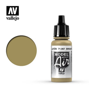 Model Air: Bright Brass (Metallic) Model Air Paint Vallejo 