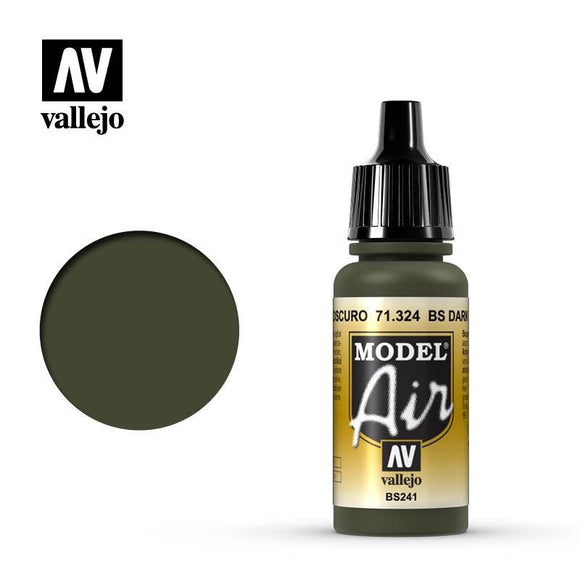 Model Air: BS Dark Green Model Air Paint Vallejo 