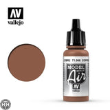 Model Air: Copper (Metallic) Model Air Paint Vallejo 