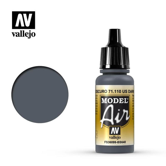 Model Air: Dark Grey Model Air Paint Vallejo 