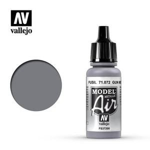 Model Air: Gunmetal (Metallic) Model Air Paint Vallejo 