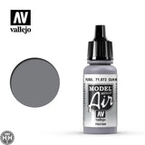 Model Air: Gunmetal (Metallic) Model Air Paint Vallejo 