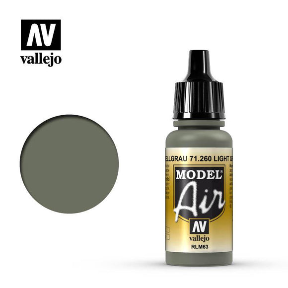 Model Air: Light Grey RLM63 Model Air Paint Vallejo