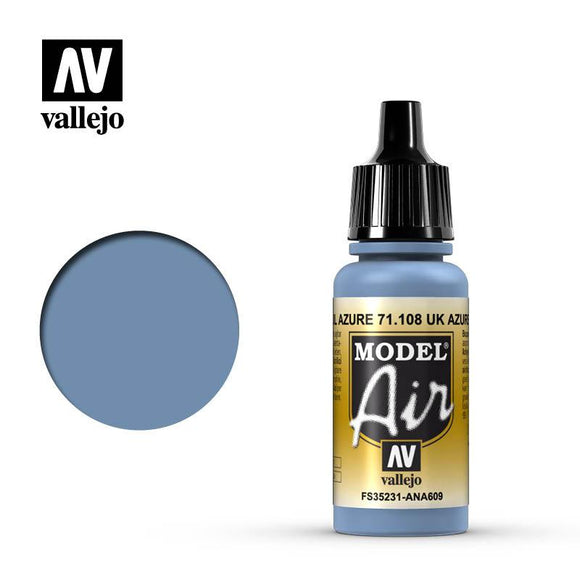 Model Air: Uk Azure Blue Model Air Paint Vallejo 