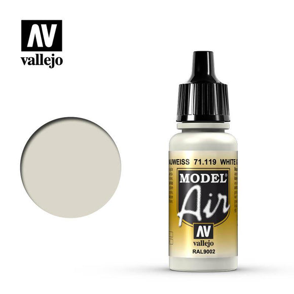 Model Air: White Grey Model Air Paint Vallejo 