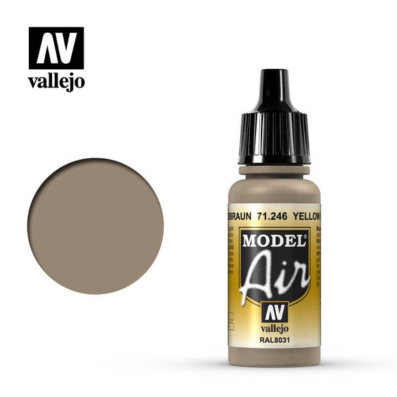 Model Air: Yellow Brown Model Air Paint Vallejo 