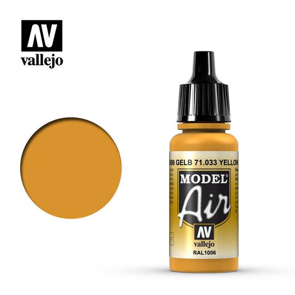 Model Air: Yellow Ochre Model Air Paint Vallejo 