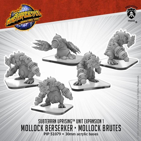 Mollock Brutes & Mollock Berserker - Subterrans Unit Destroyers Privateer Press 