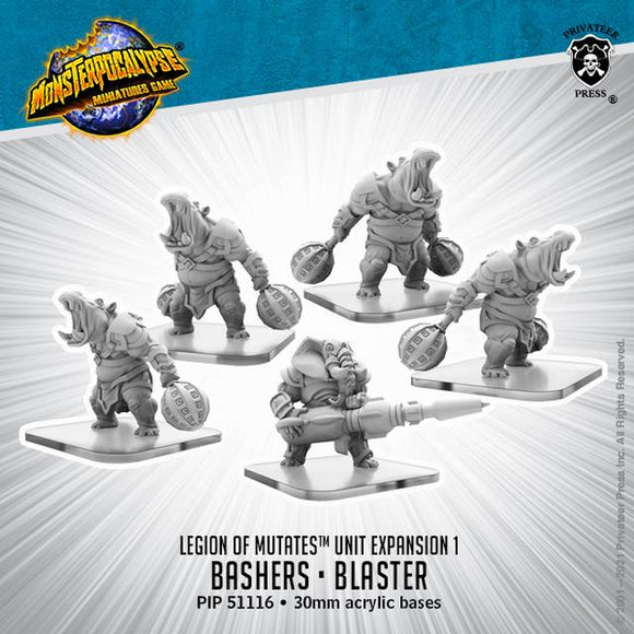 Monsterpocalypse Bashers and Blaster Legion of Mutates Unit Protectors Privateer Press 