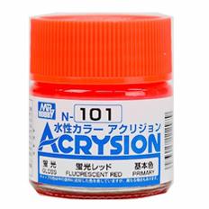 Mr Hobby Fluorescent Red Acrysion Color Paint MrHobby 