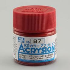 Mr Hobby Metallic Red Acrysion Color Paint MrHobby 