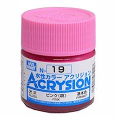 Mr Hobby Pink Acrysion Color Paint MrHobby 
