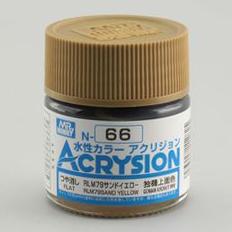 Mr Hobby Sandy Yellow Acrysion Color Paint MrHobby 