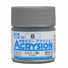 Mr Hobby Silver Acrysion Color Paint MrHobby 