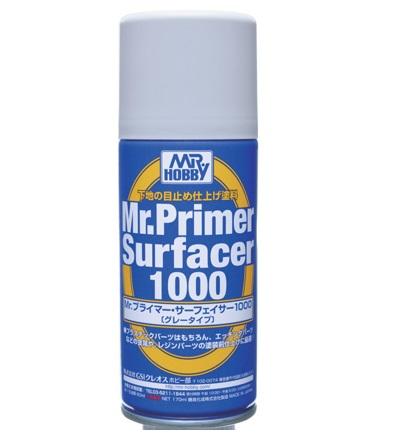 Mr Primer Surfacer 1000 Spray Primer MrHobby 