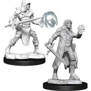 Multiclass Fighter & Wizard Male D&D RPG Miniatures Wizkids 