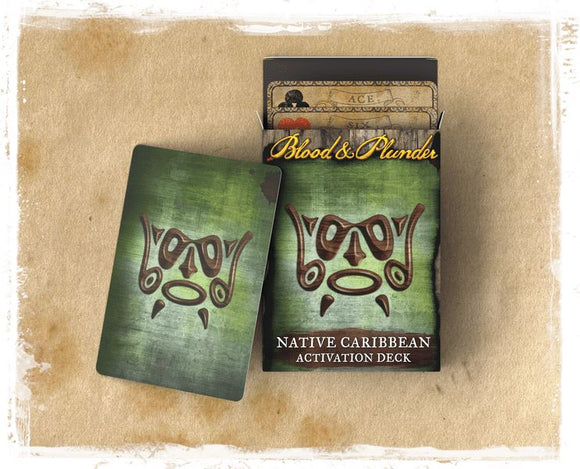 Native Caribbean Activation Deck Blood and Plunder Firelock Games 