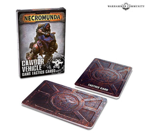 Necromunda: Cawdor Vehicle Tactics Cards Cawdor Games Workshop 