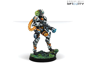 Neema Saatar, Ectros Regiment Officer (Spitfire) Infinity Corvus Belli 