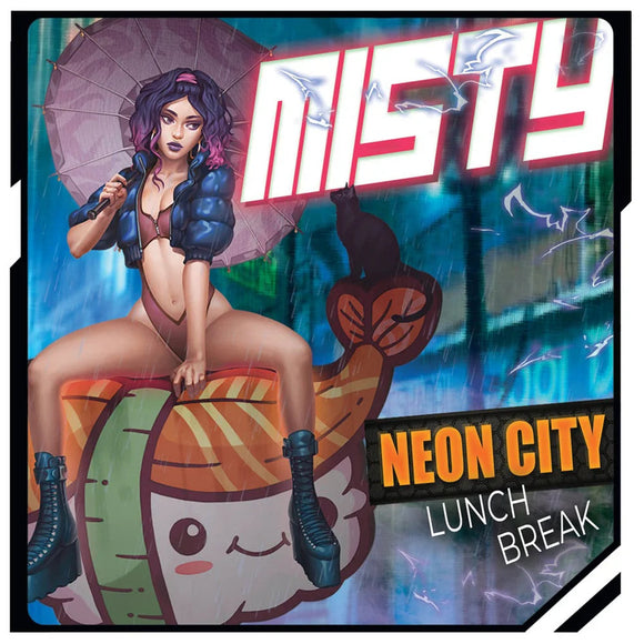 Neko Galaxy: Misty, Neon City Lunch Break Figure Neko Galaxy 