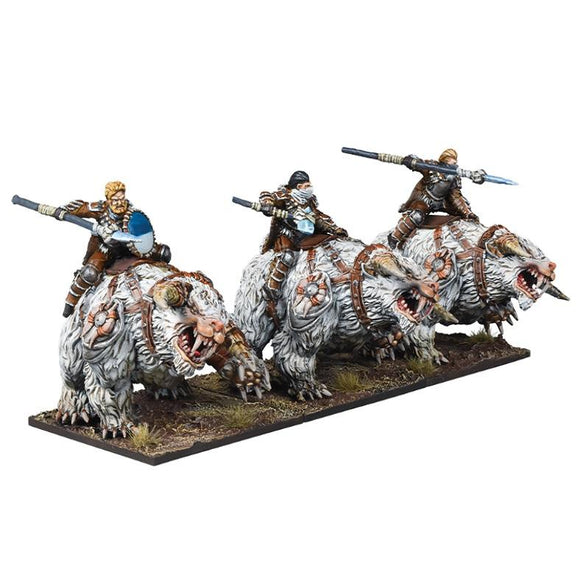 Northern Alliance Frost Fang Cavalry Regiment Kings of War Mantic Games  (5026516304009)