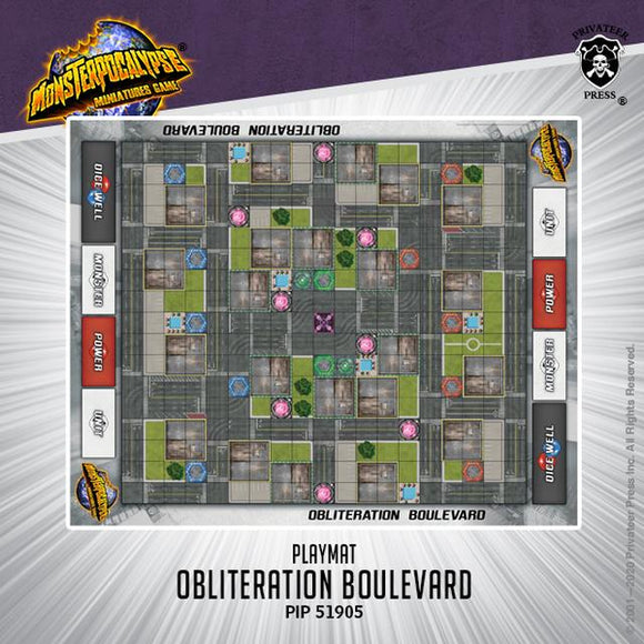 Obliteration Boulevard Playmat Playmat Privateer Press 