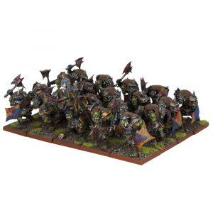 Orc Ax Regiment Kings of War Mantic Games  (5026523381897)