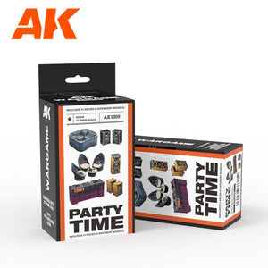 Party Time Set Wargame 30-35mm Scenography AK Interactive 