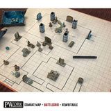 Pwork Wargames: RPG Battlegrid 30X30'' PVC Mat 30X30'' Gaming Mat Pwork Wargames 