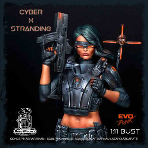 Robot Rocket Miniatures: Cyber X Stranding Bust Robot Rocket Miniatures 