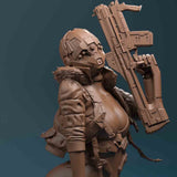 Robot Rocket Miniatures: Eva Bust Bust Robot Rocket Miniatures 