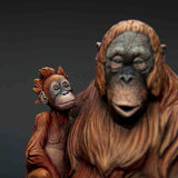 Robot Rocket Miniatures: The Orangutan Figure Robot Rocket Miniatures 