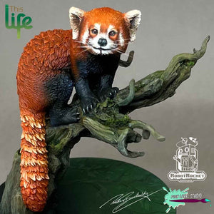 Robot Rocket Miniatures: The Red Panda Figure Robot Rocket Miniatures 