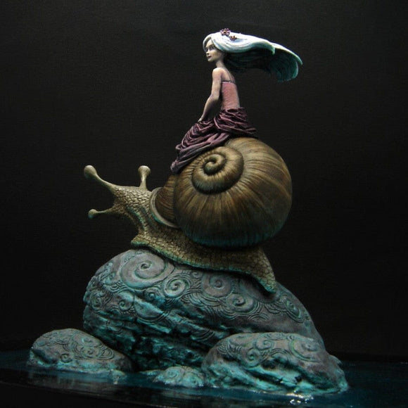 Robot Rocket Miniatures: The Snail Princess Figure Robot Rocket Miniatures 