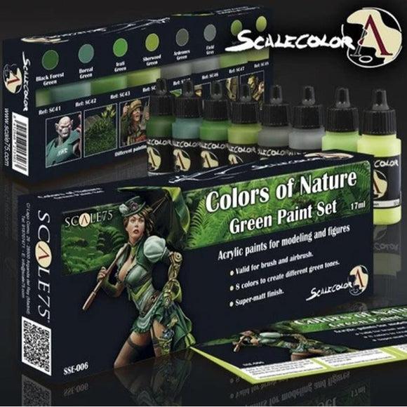 Scale75 Colors Of Nature Paint Set Scalecolour Scale75  (5026532950153)