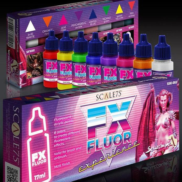 Scale75 Fx Fluor Experience Paint Set Scalecolour Scale75  (5026532851849)