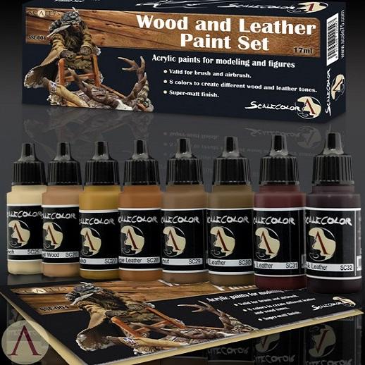 Scale75 Wood And Leather Paint Set Scalecolour Scale75  (5026732802185)