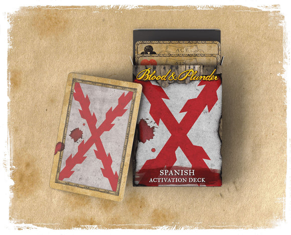 Spanish Activation Deck Blood and Plunder Firelock Games 