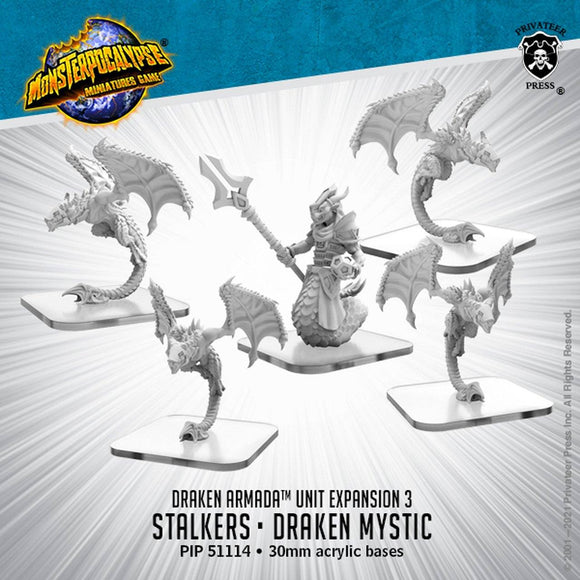 Stalkers and Draken Mystic – Draken Armada Unit Protectors Privateer Press 