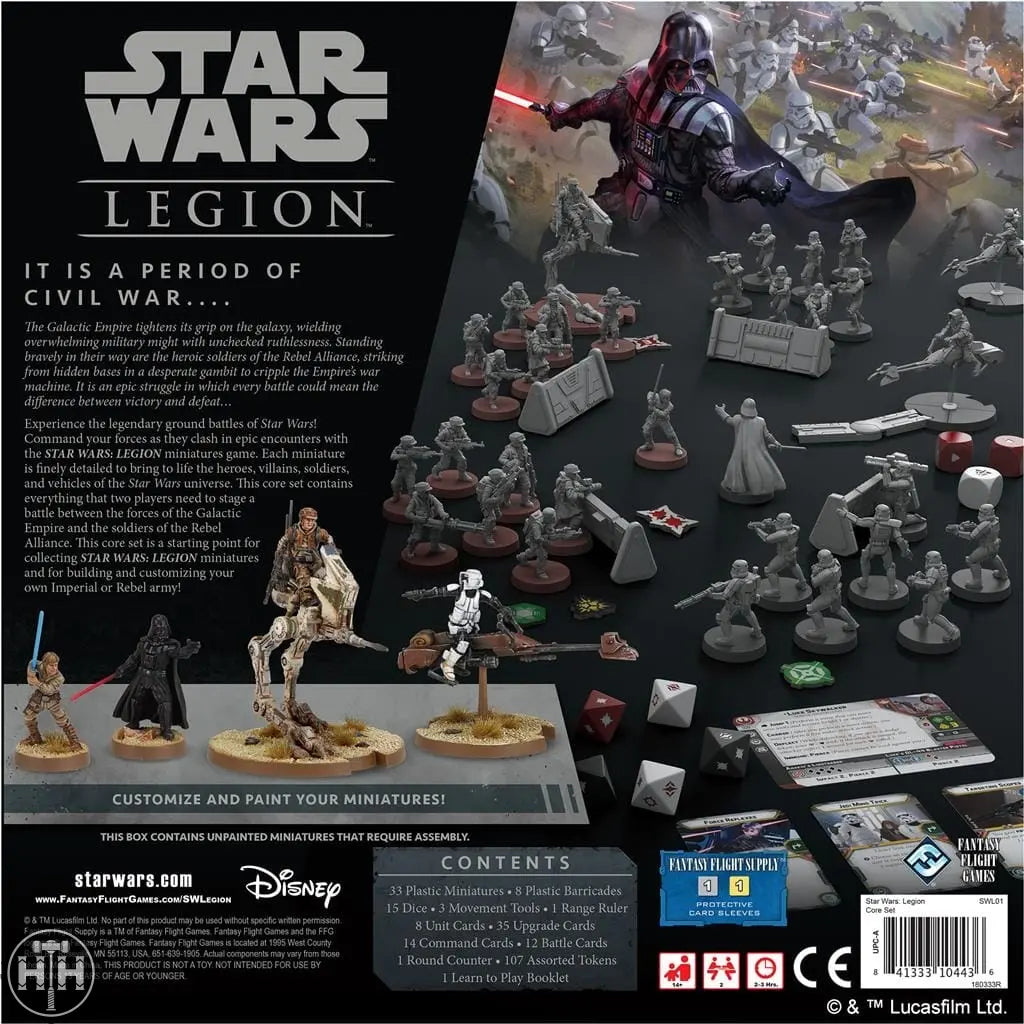 Extension Star Wars Legion : Sun Fac & Poggle The Lesser - Jeu De Stratégie, 2 Joueurs, à Partir De 14 Ans, Figurines Et Cartes Incluses, Par Atomic Mass Games