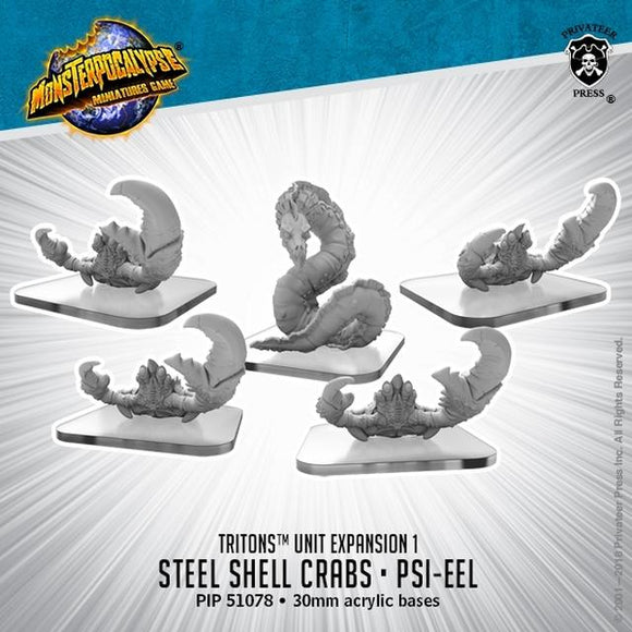 Steel Shell Crabs & Psi-Eel - Tritons Unit Protectors Privateer Press 
