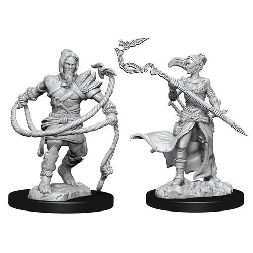 Stoneforge Mystic & Kor Hookmaster (Fighter,Rogue,Wizard) D&D RPG Miniatures Wizkids 