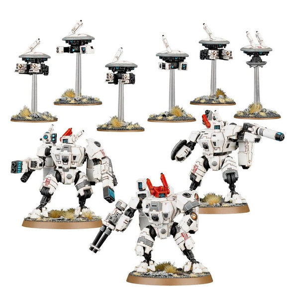 Tau Empire: XV8 Crisis Battlesuits by Games - HammerHouse