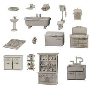 TerrainCrate: Bathroom & Kitchen Terrain Crate Mantic Games 