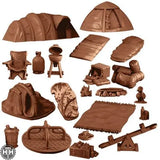 TerrainCrate: Crystal Peaks Camp Terrain Crate Mantic Games 